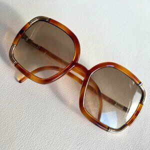 Vintage Iconic Ted Lapidus Sqaure Oversized Sunglasses
